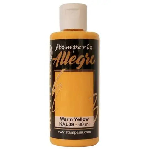 STAMPERIA ALLEGRO ACRYLIC PAINT WARM YELLOW