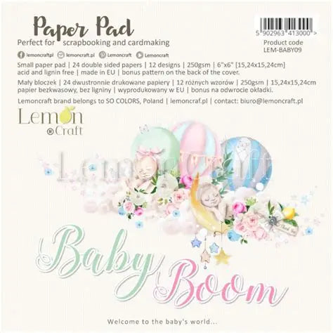 LEMONCRAFT BABY BOOM PAPERPACK 6