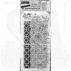 TIM HOLTZ MIXED MEDIA STAMP/STENCIL THMM161