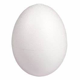 Polystyrene solid egg 17cm