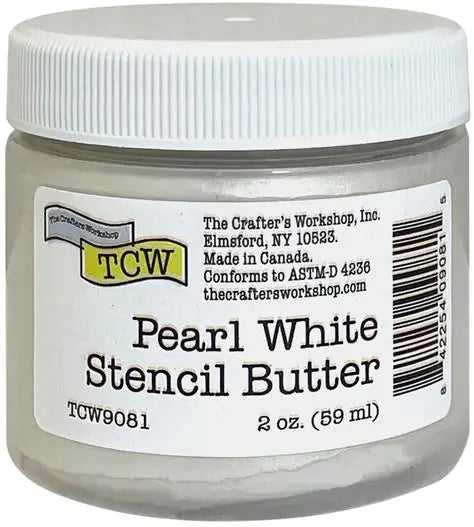 TCW STENCIL BUTTER  PEARL WHITE   59ML