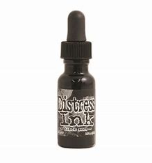 TIM HOLTZ DISTRESS INK REFILL- BLACK SOOT