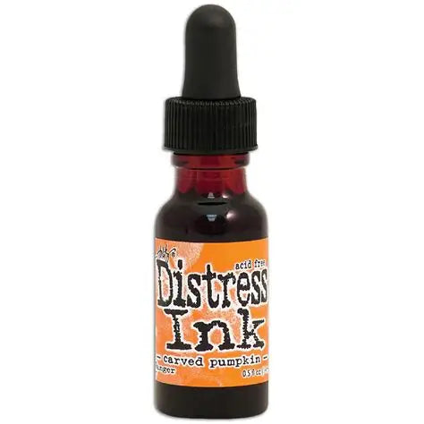 TIM HOLTZ DISTRESS INK REFILL- CARVED PUMPKIN
