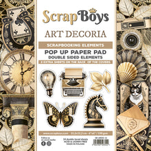 Load image into Gallery viewer, SCRAPBOYS - ART DECORIA  6&quot; X 6&quot;    POP UP PAD ARDE 11
