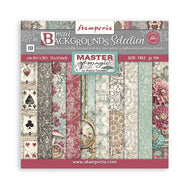 STAMPERIA MASTER OF MAGIC BACKGROUNDS  30.5CM X 30.5CM PAPER PACK SBBL167
