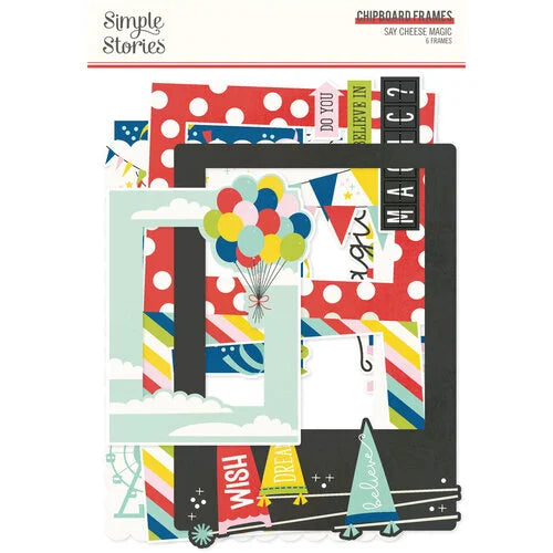 SIMPLE STORIES SAY CHEESE MAGIC CHIPBOARD FRAMES 22422