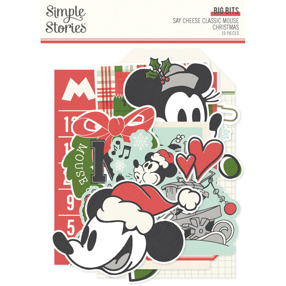 SIMPLE STORIES SAY CHEESE CLASSIC MOUSE CHRISTMAS BIG BITS 25210
