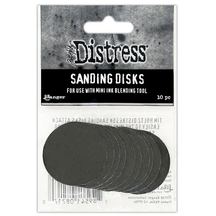 DISTRESS SANDING DISKS 10 PIECE TDA82170