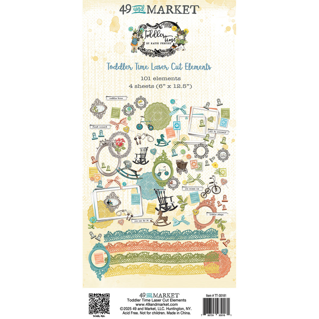 49 AND MARKET TODDLER TIME LASER CUT ELEMENTS 30181