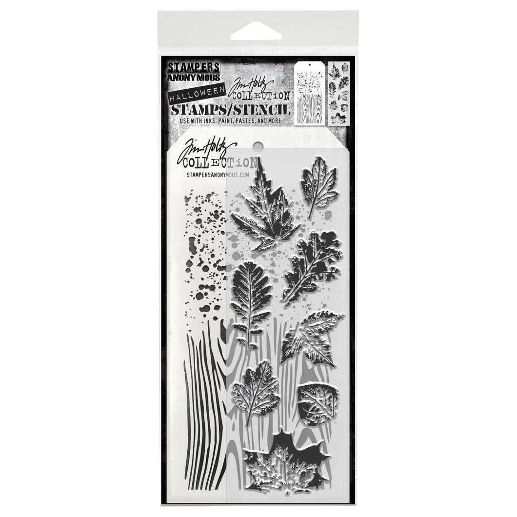 TIM HOLTZ MIXED MEDIA STAMP/STENCIL THMM167