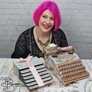 SALE BELINDA BASSON  -KIT- TYPEWRITER WITH FILE STORAGE