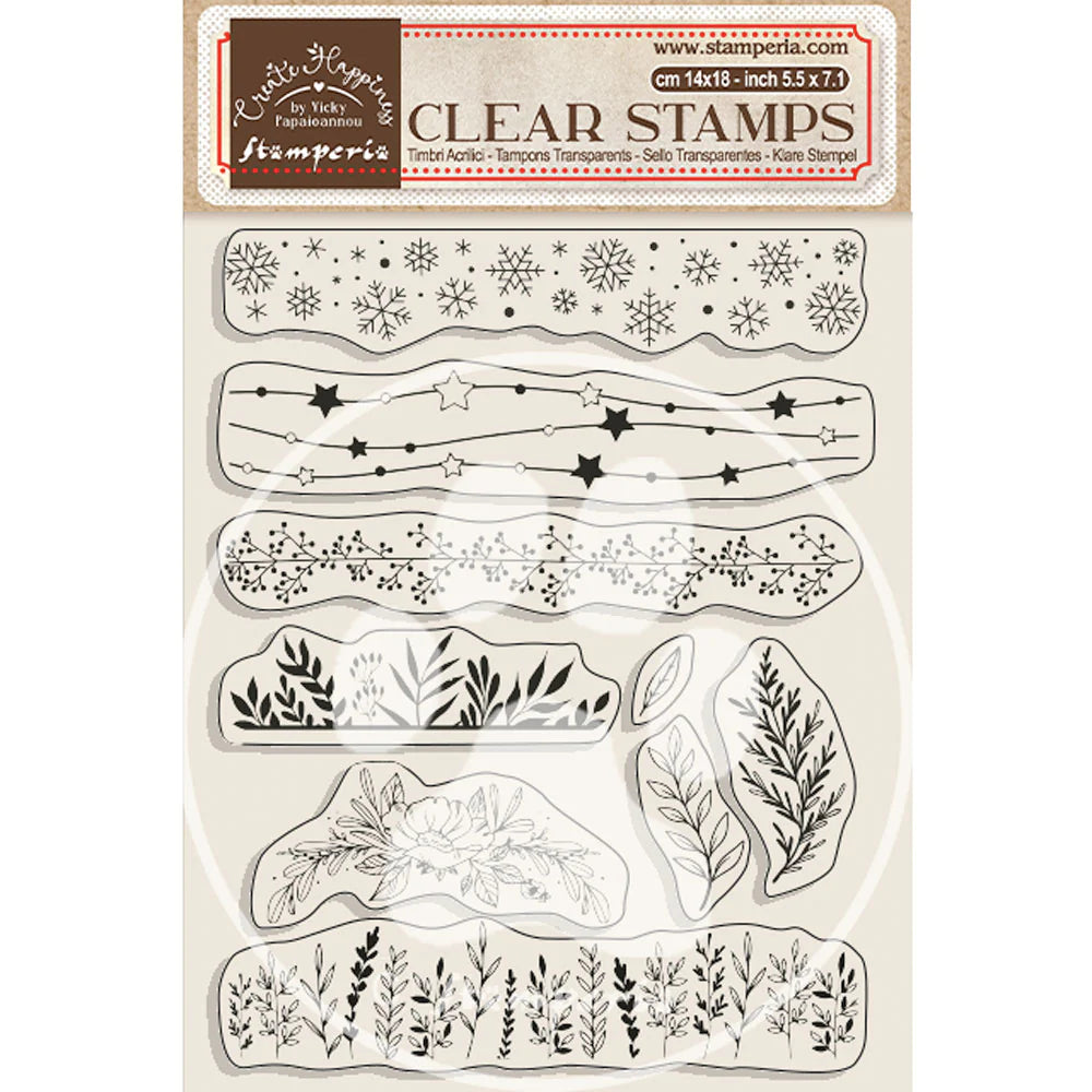 STAMPERIA CLEAR STAMP Create Happiness WTK176