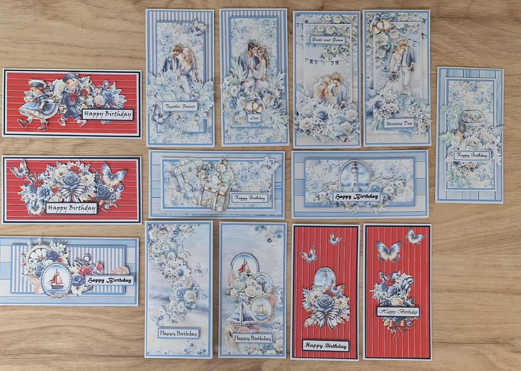 MEGA CARD KIT LEMONCRAFT SEA STORY BY CAROL D
