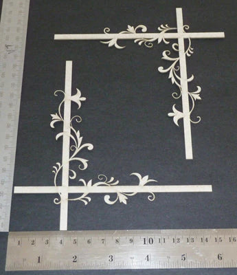2CRAFTY CHIPBOARD CORNER ARCHES