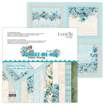 LEMONCRAFT DEAR DIARY FORGET-ME-NOT 8' X 8