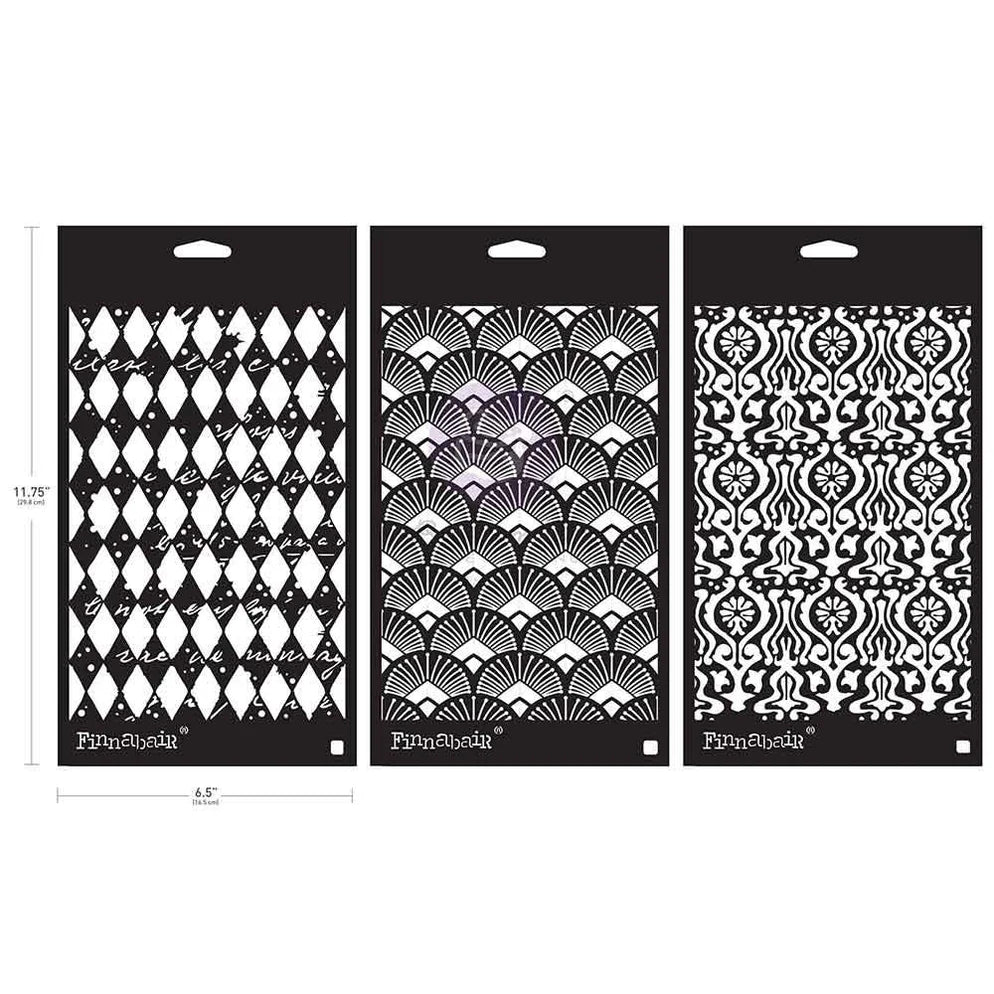 FINNABAIR STENCILS  X 3 DECADENT WALLS 951337