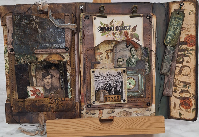 JUNK JOURNAL CLASS WITH JEN SATURDAY 18TH JULY  9.00AM