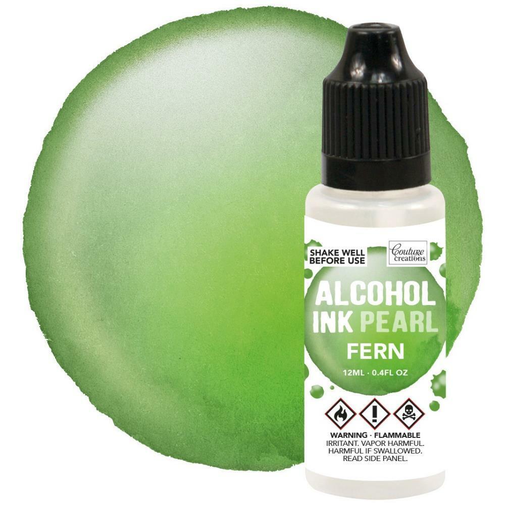 COUTURE CREATIONS ALCOHOL INK  PEARL  - FERN