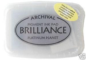 BRILLIANCE ARCHIVAL INK PAD PLATINUM
