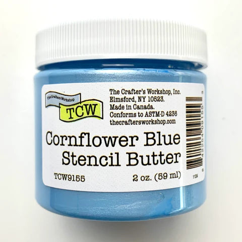 TCW STENCIL BUTTER  CORNFLOWER BLUE 59ML