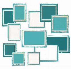 49 & MARKET SPECTRUM SHERBET TIDAL WAVE FRAME SET