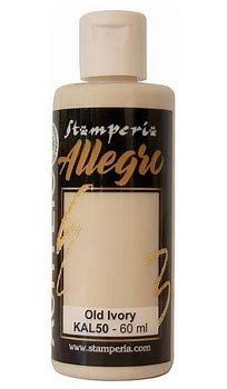 STAMPERIA ALLEGRO ACRYLIC PAINT OLD IVORY