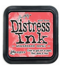 TIM HOLTZ DISTRESS INK PAD - ABANDONED CORAL