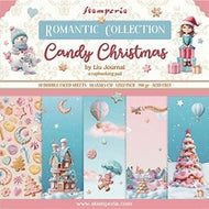 STAMPERIA  CANDY CHRISTMAS   PAPERPACK 12