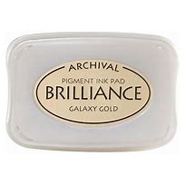 BRILLIANCE ARCHIVAL INK PAD GALAXY GOLD