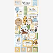 ECHO PARK WINNIE THE POOH CHIPBOARD ACCENTS 442021