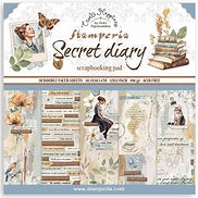 STAMPERIA  SECRET DIARY  PAPERPACK 12