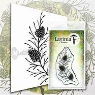 LAVINIA Stamp Fir Cone Branch LAV580