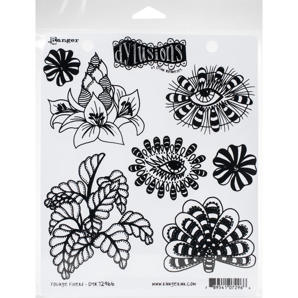 SALE Dyan Reaveley's Dylusions  Foliage Fillers - Stamp