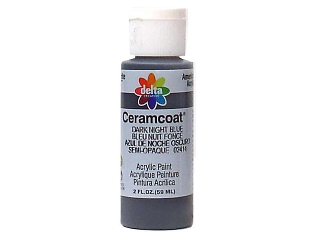 CERAMCOAT Acrylic Paint 59ml 2floz  - Dark Night Blue
