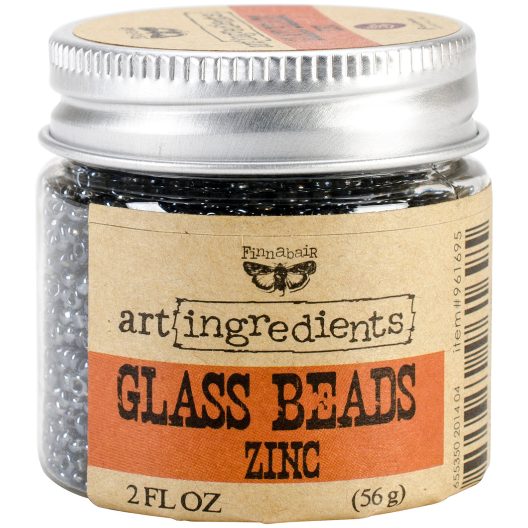 FINNABAIR Art Ingredients - Glass Beads Zinc