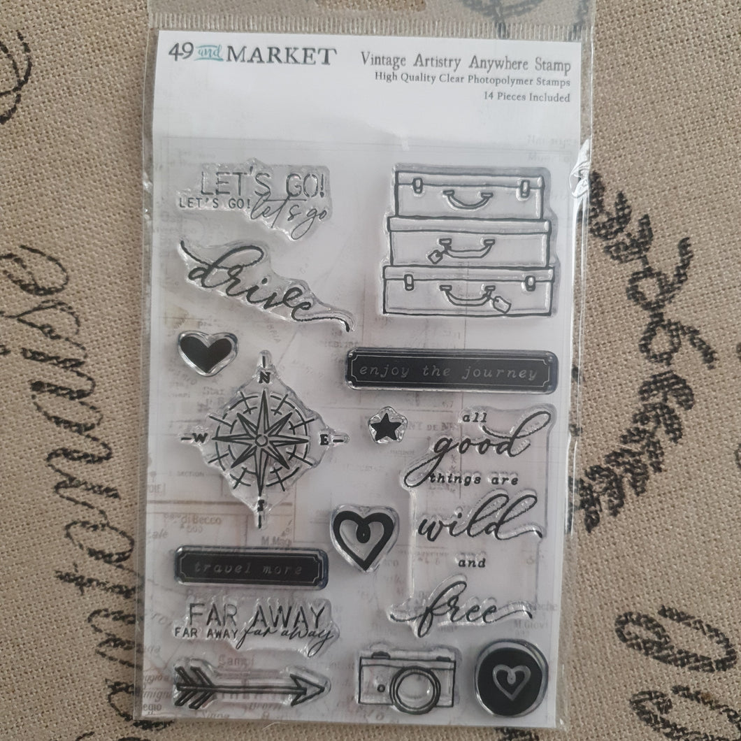 49 and MARKET Anywhere Stamp Set 14pc