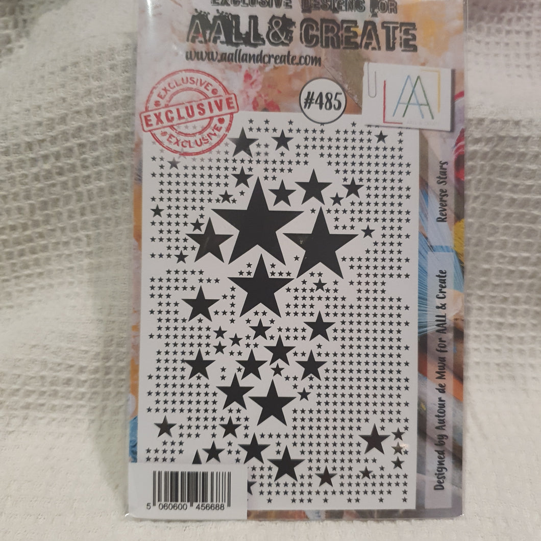 AALL & CREATE STAMP #485 Reverse Stars