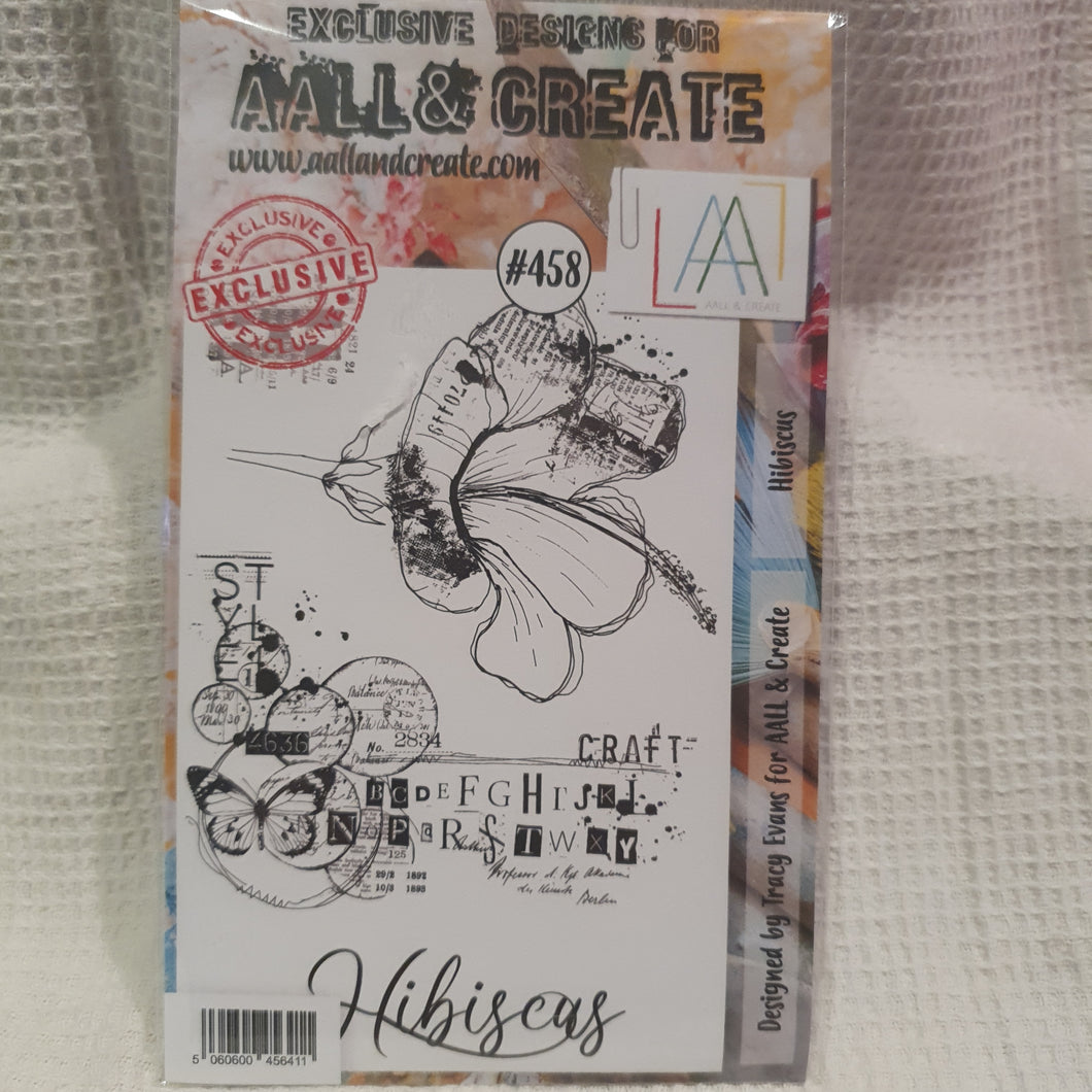 AALL & CREATE STAMP #458 Hibiscus