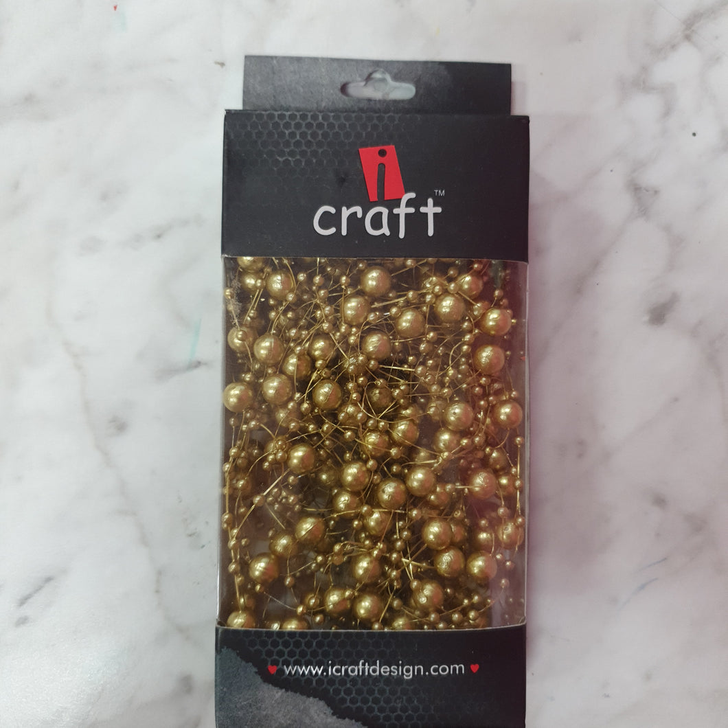 ICRAFT - String Pearls Gold