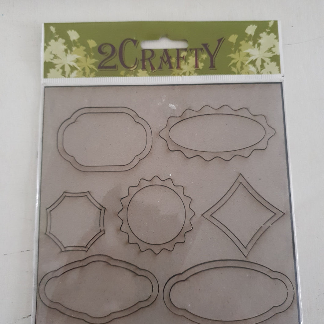 2CRAFTY  Chip Board - Frame Journal Set fr0080