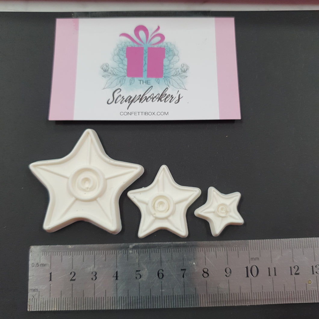 #25 RESIN PIECES - Stars 3pc