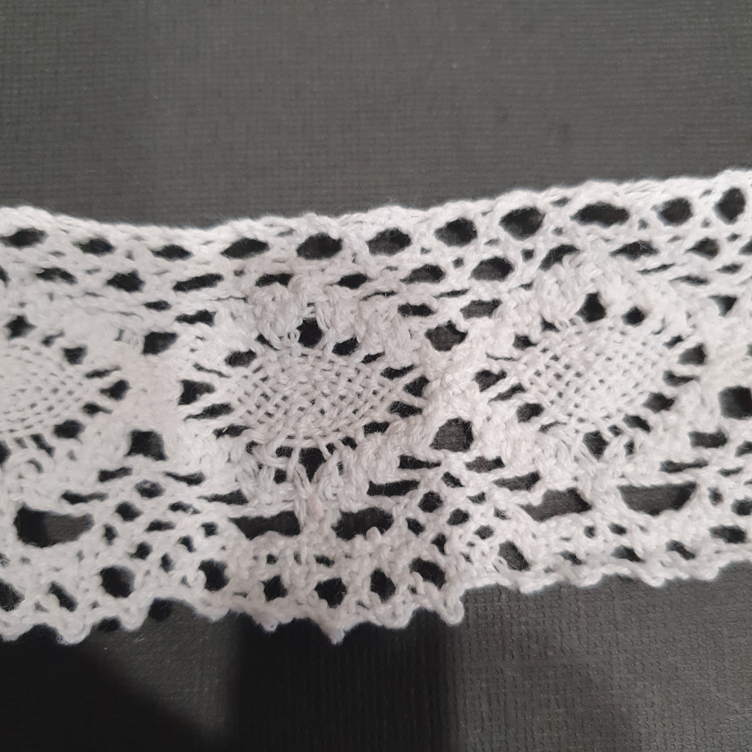 Lace White   I metre   width  50mm #3