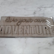 DUSTY ATTIC CHIPBOARD  LIVE YOUR OWN ADVENTURE DA2065L