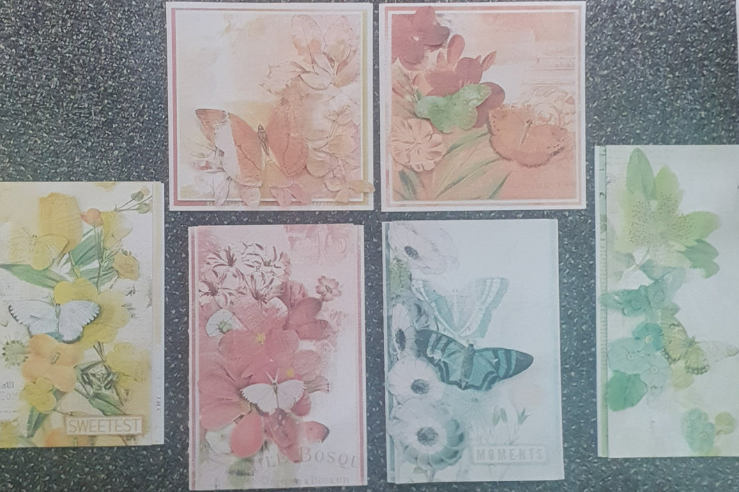 Card Kit by Helen   (No 172) Butterflies