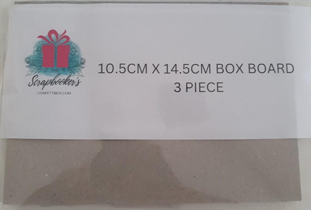 BOXBOARD - 10.50 x 14.5cm 3pc