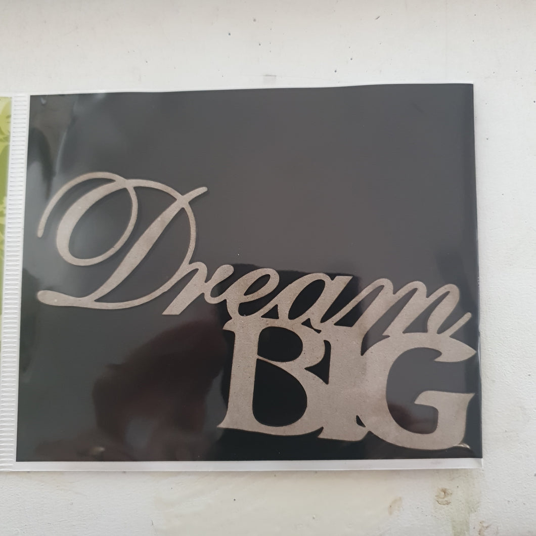 2CRAFTY  Chip Board - Dream big