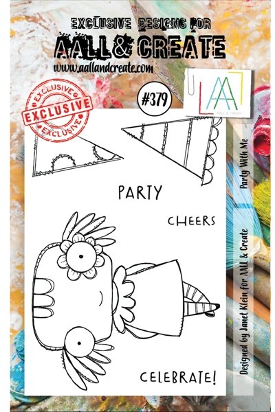 #379 AALL & CREATE STAMP  Party With Me A7