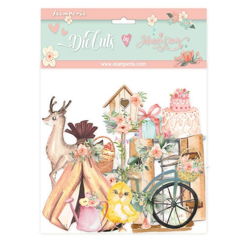 STAMPERIA  Die Cuts - Celebrations 65pc DFLDC37