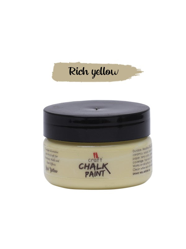 Chalk Paint - #60 RICH YELLOW by icraft designs 50ml