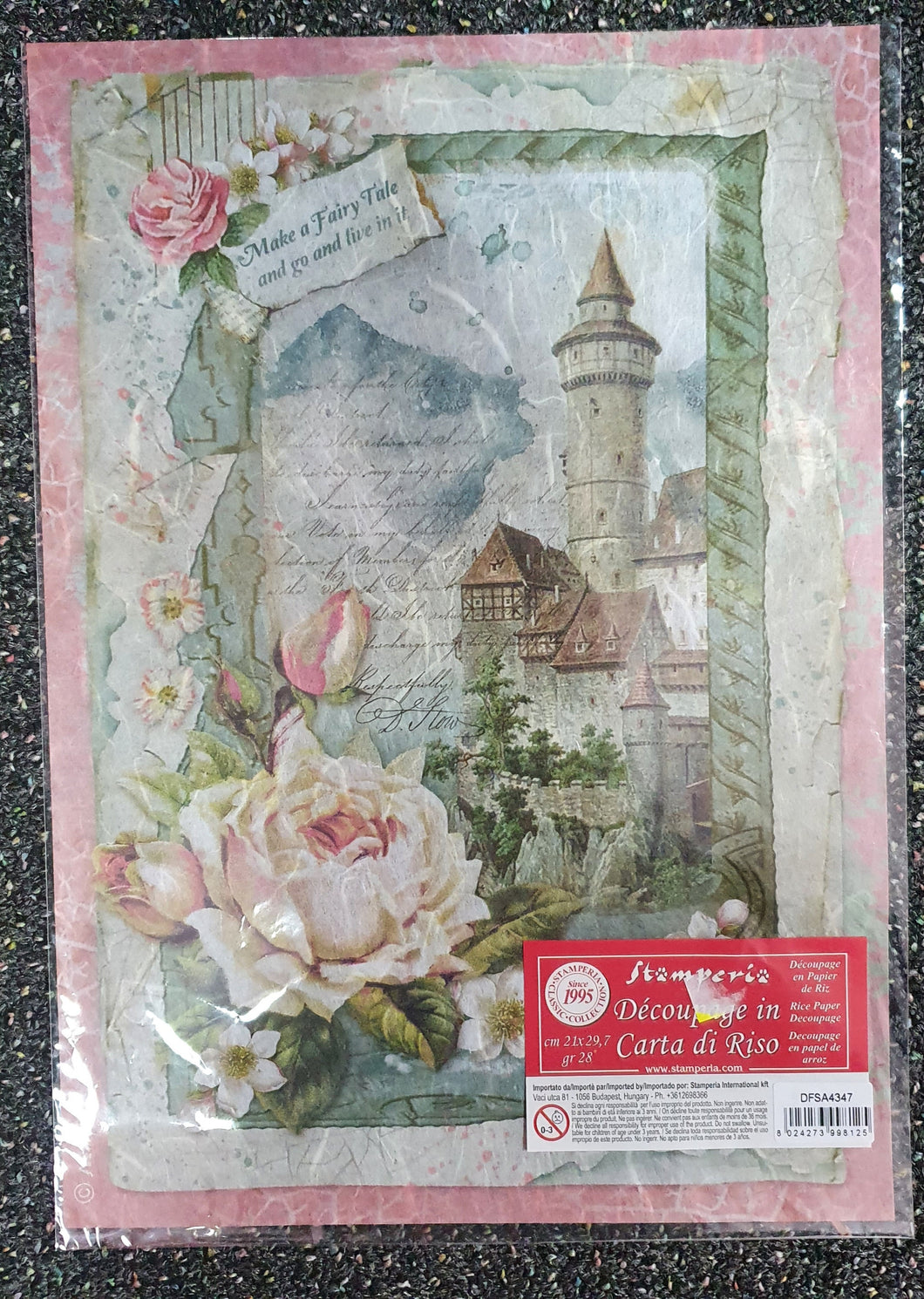 STAMPERIA Decoupage A4 Rice Paper